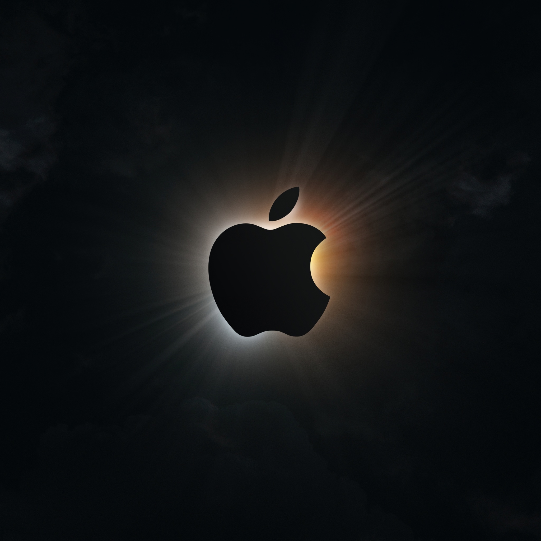Apple logo set against server and AI infrastructure imagery, representing Apple's distinct approach to AI capital spending