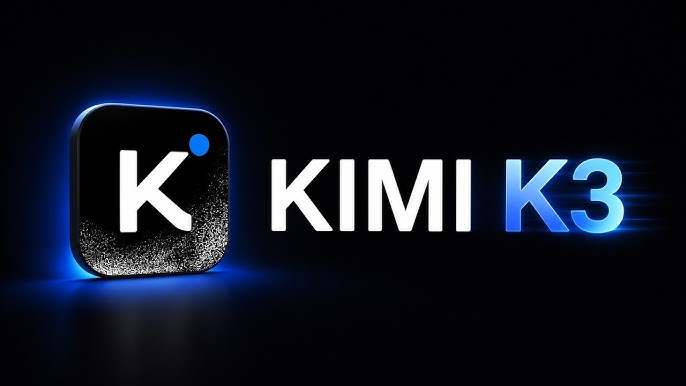 Kimi K3 branding, representing Moonshot AI's frontier-scale open-weight model release