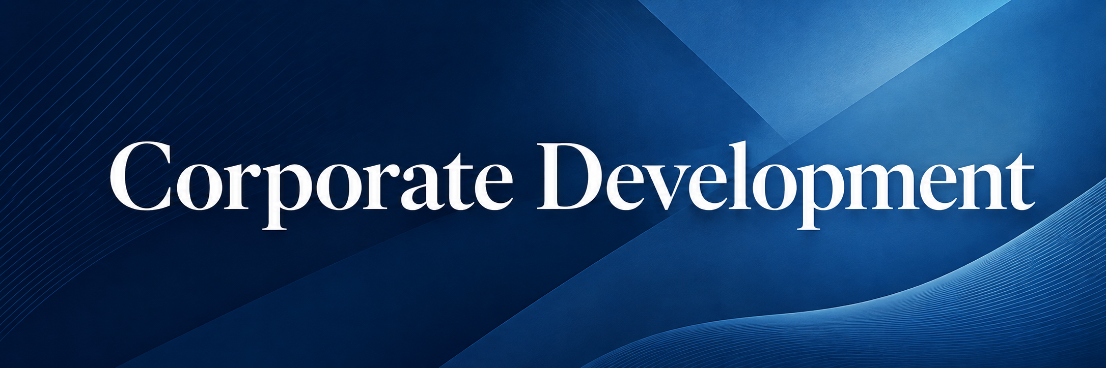 Graphic breaking down the different types of Corporate Development careers