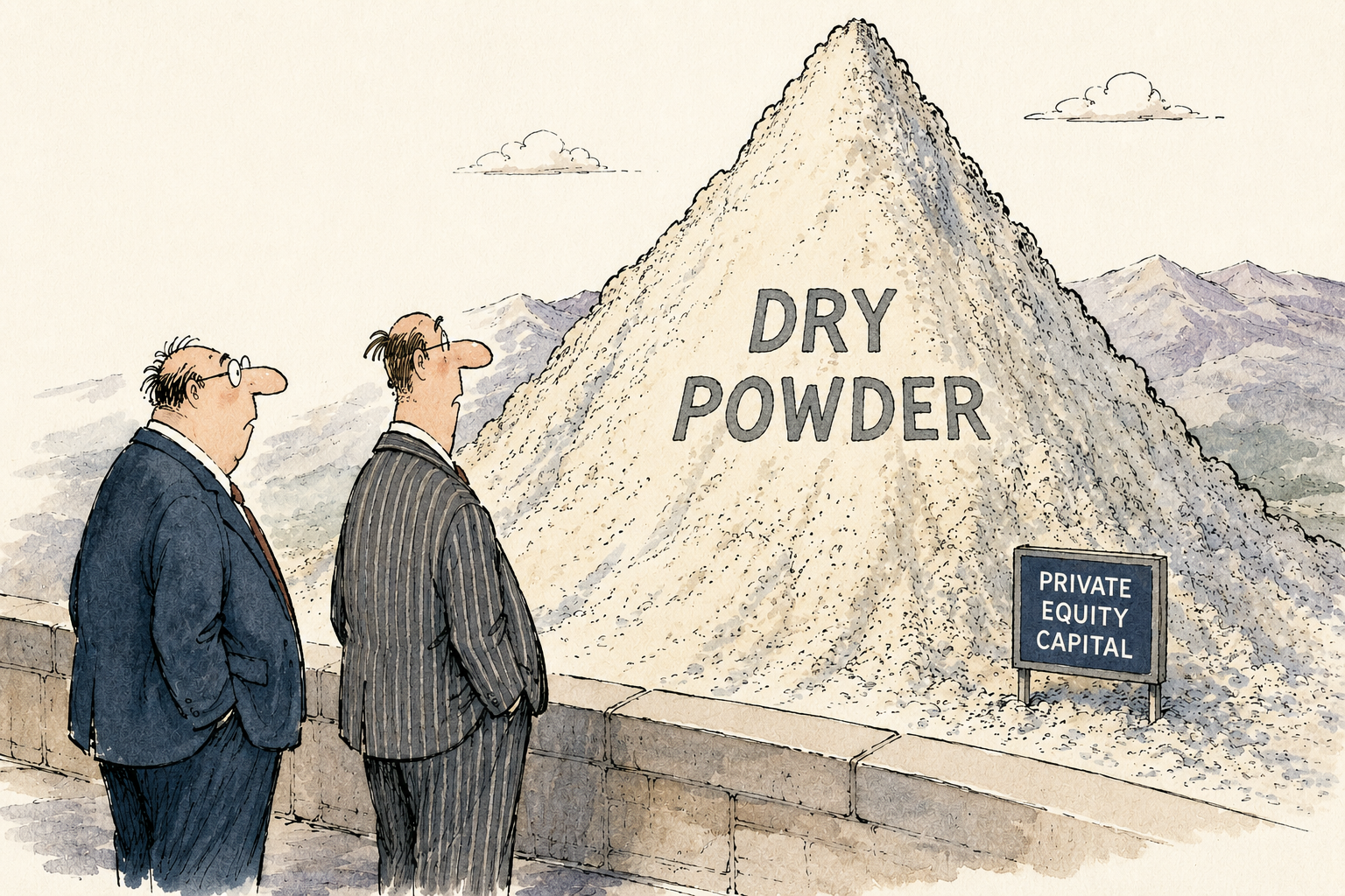 Dry powder dilemma — PE capital deployment vs. price discipline in 2026